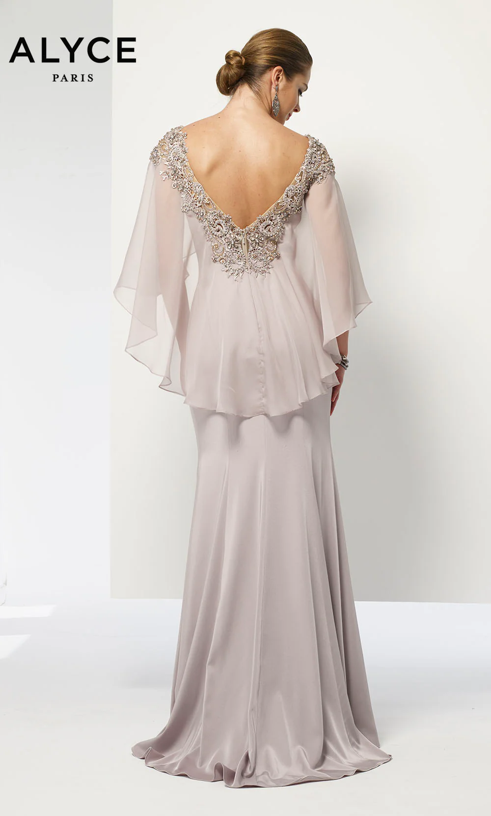 ALYCE Paris 27170 Special Occasion V-neck Embellished Straight Dress - Image 5