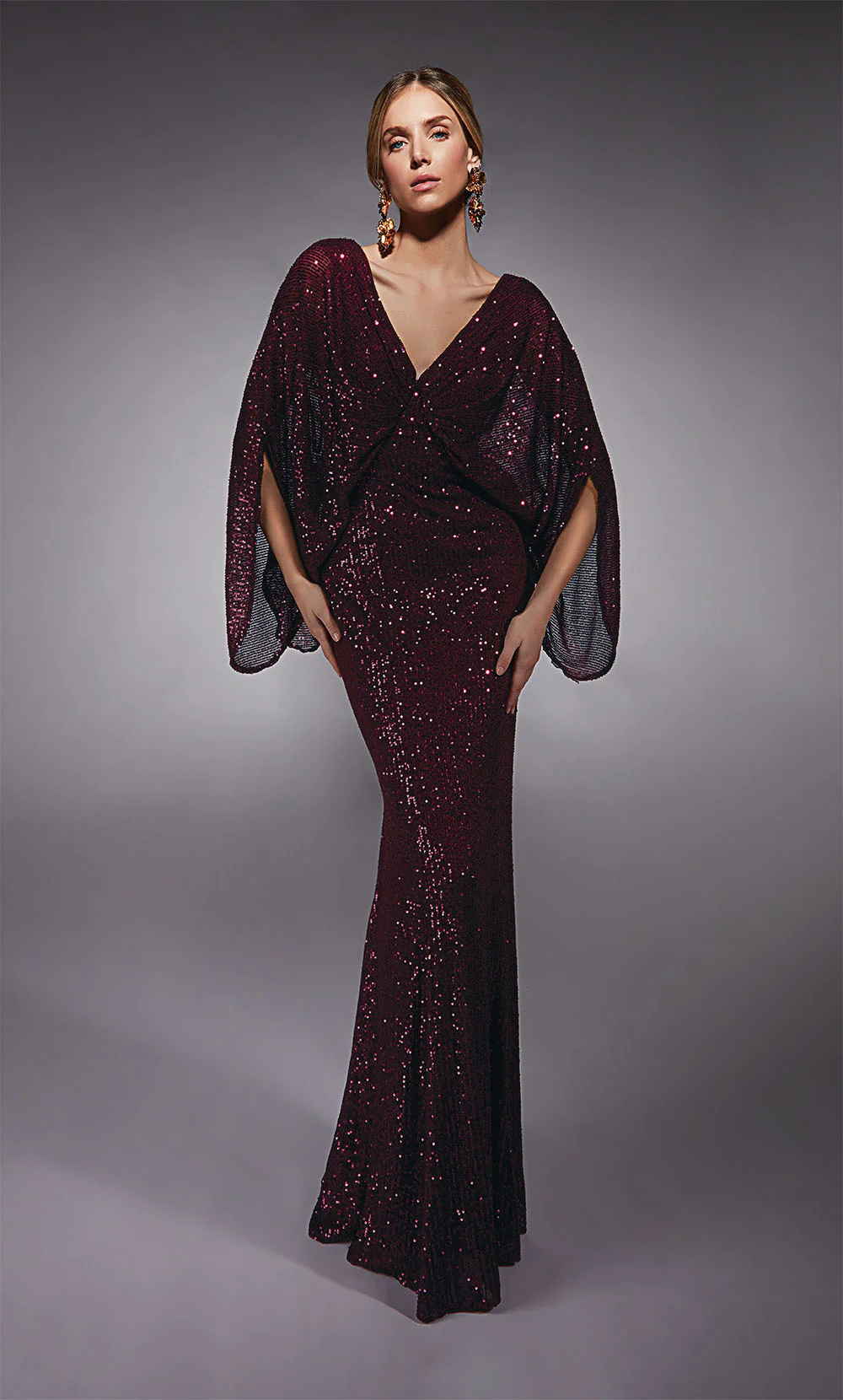 ALYCE Paris 27703 Special Occasion V-neckline Shimmery/sparkly Straight Dress - Image 3