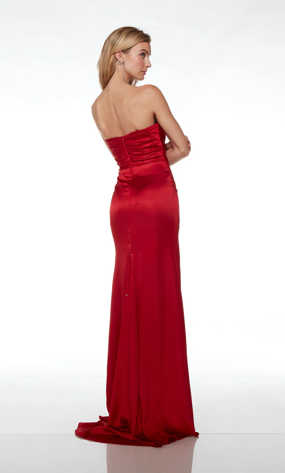 ALYCE Paris 61571 Alyce Long Off The Shoulder Neckline Simple Straight Dress - Image 9