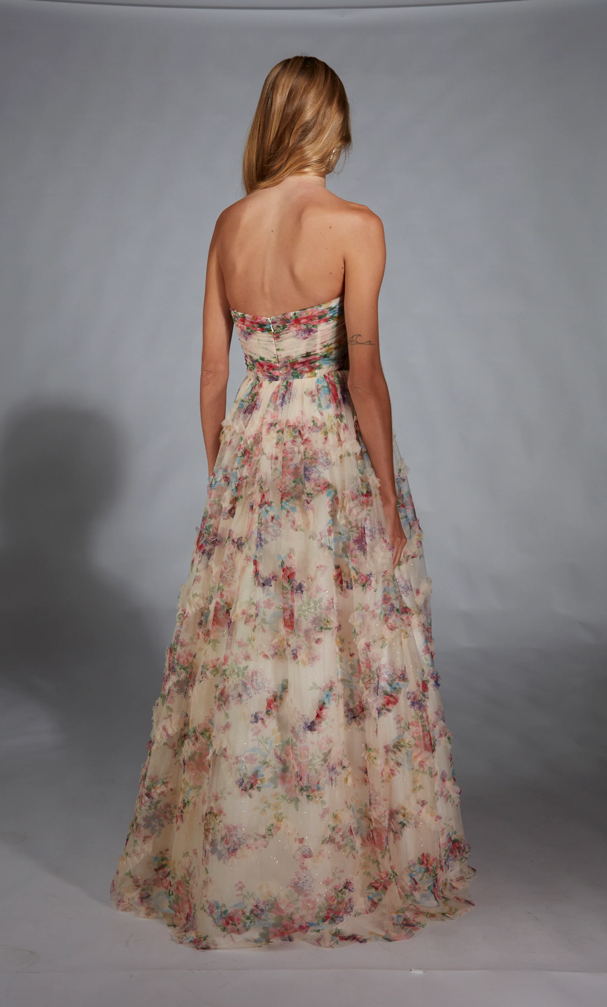 ALYCE Paris 61957 Alyce Long Strapless Neckline Corset Ballgown Dress - Image 3